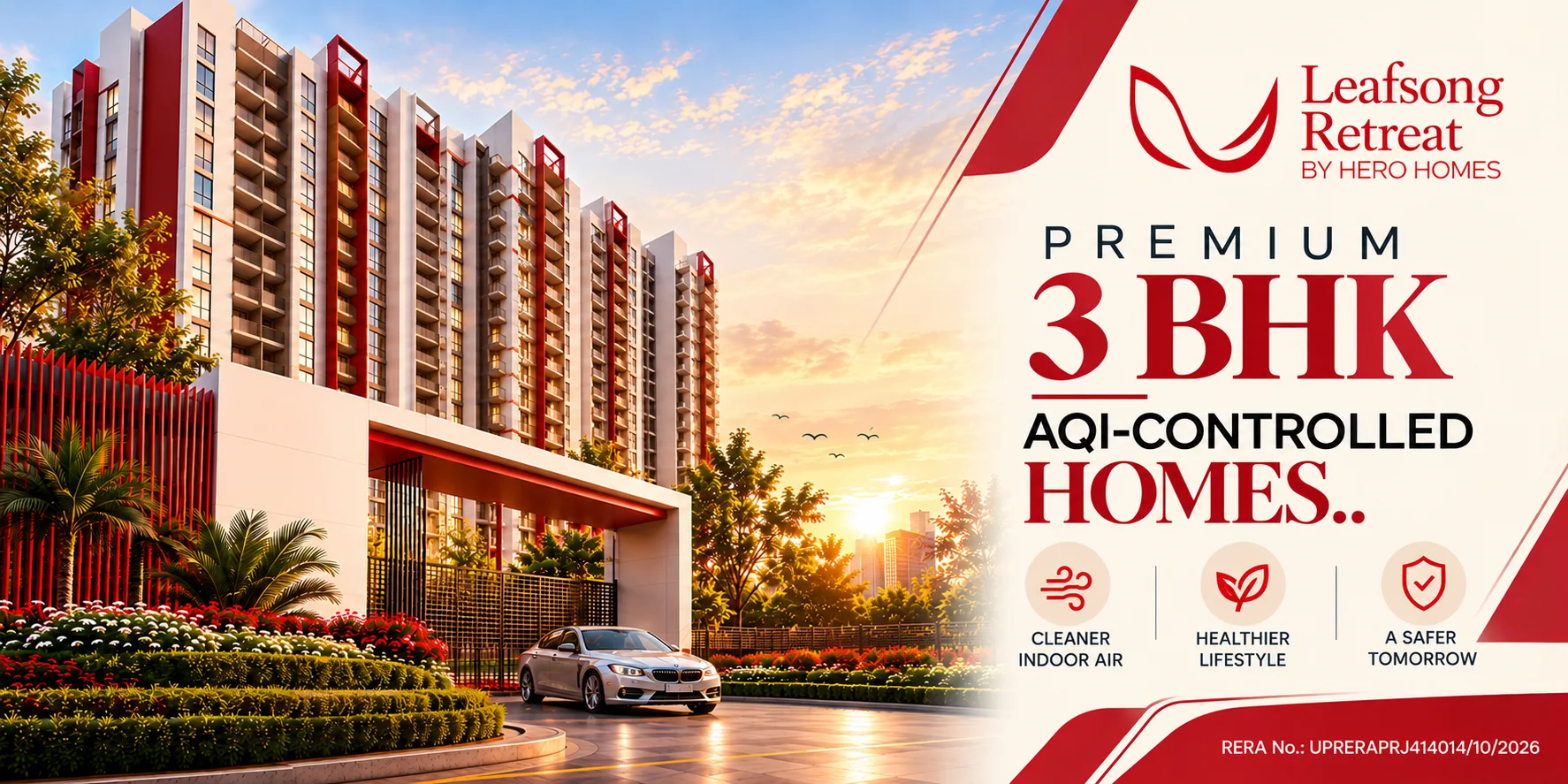 Hero Homes Leafsong Retreat Banner - Sector-MU Greater Noida